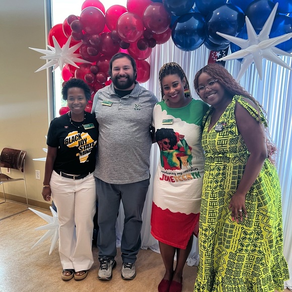 Green Patterned Dress - Picture 2 of 5